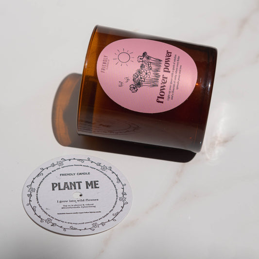 Flower Power Soy Candle