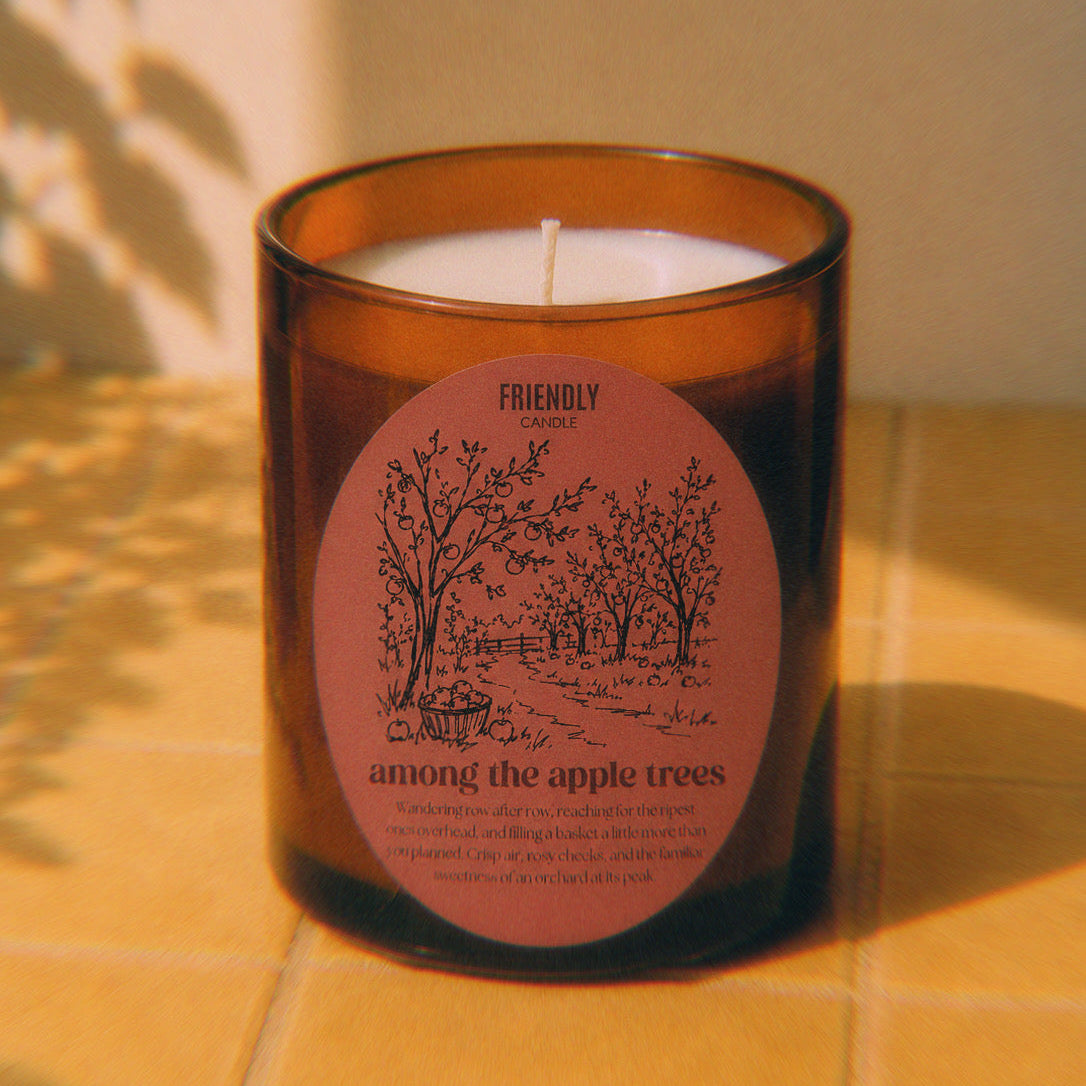 Among The Apple Trees Candle
