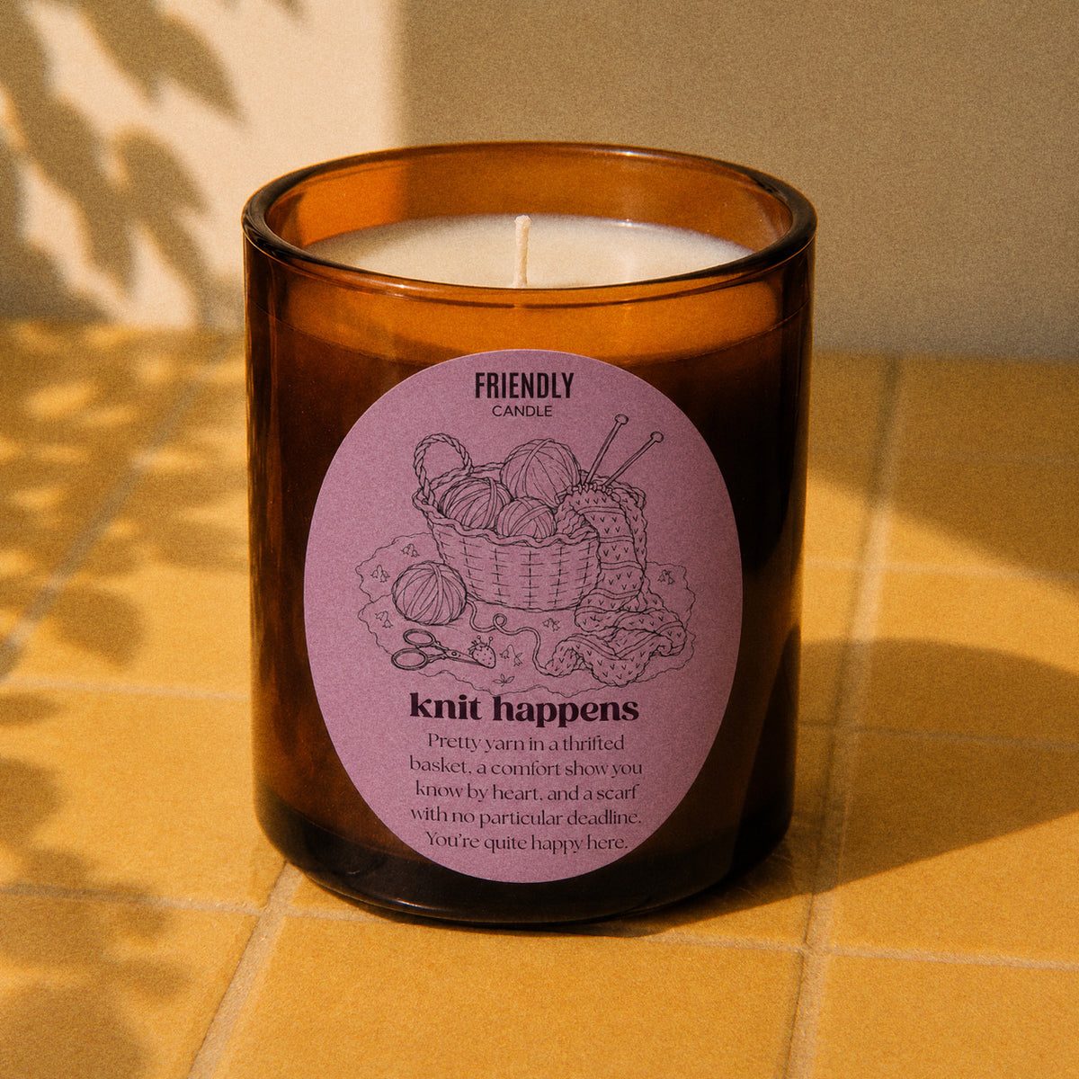 Knit Happens Candle