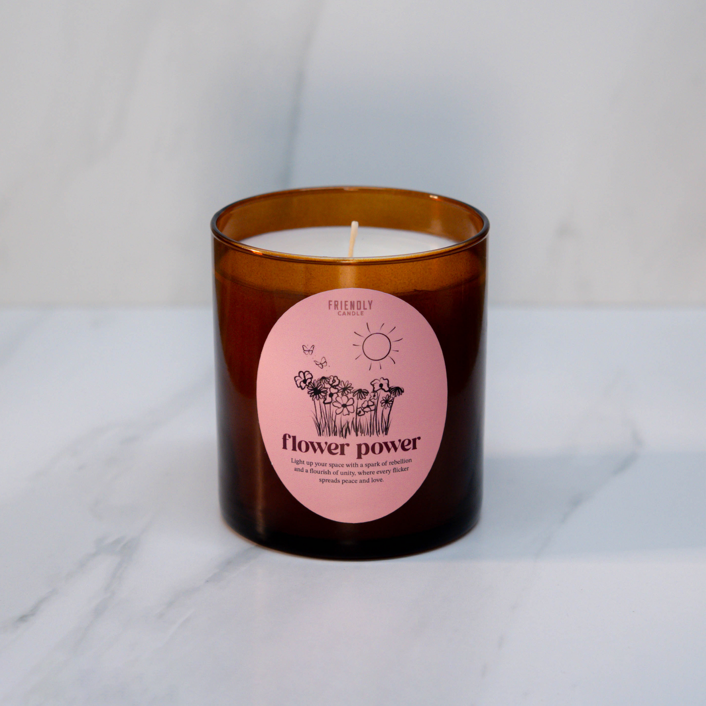 Flower Power Soy Candle