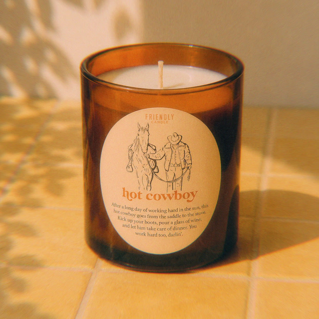 Hot Cowboy Soy Candle