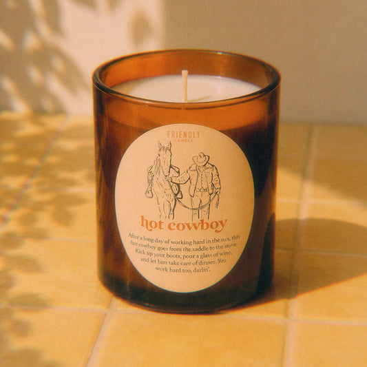 Hot Cowboy Soy Candle
