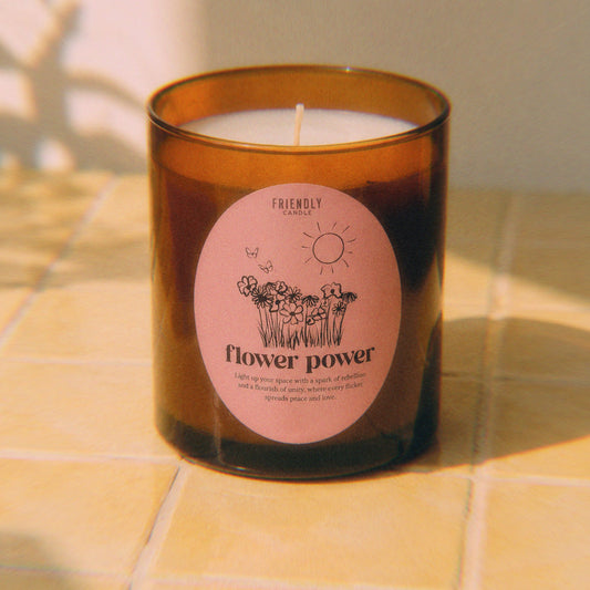 Flower Power Soy Candle
