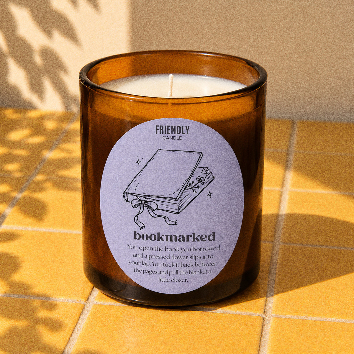 Bookmarked Candle